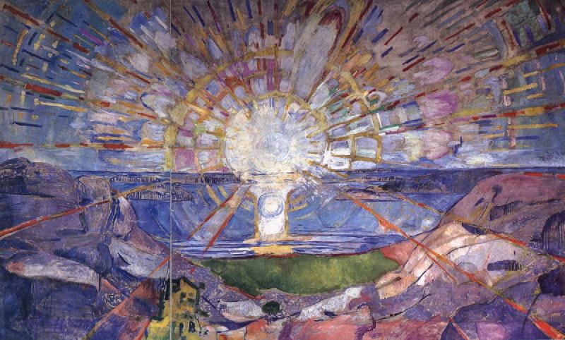 Edvard Munch the sun China oil painting art